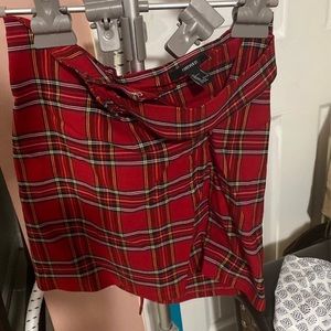 Forever21 mini plaid skirt